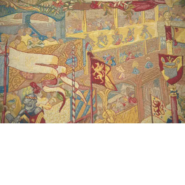 A la Cour du Roy French Tapestry | Close Up 1