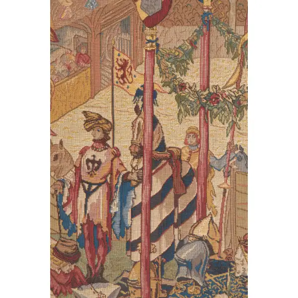 La Joute French Tapestry | Close Up 1