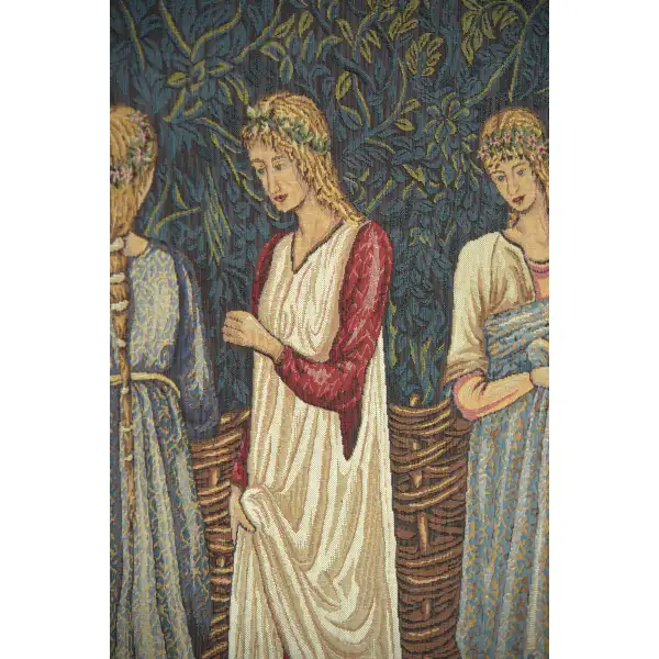 The Ladies of Camelot Les Dames de Camelot French Tapestry | Close Up 2