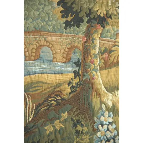 Verdure Hautil French Tapestry | Close Up 2