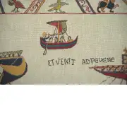 Les Normands The Norman Fleet French Tapestry | Close Up 1