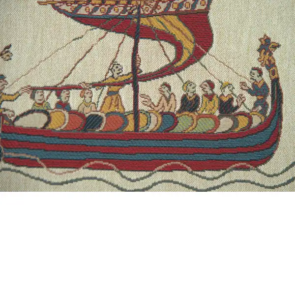 Les Normands The Norman Fleet French Tapestry | Close Up 2