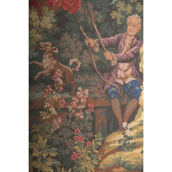 L' Escarpolette French Tapestry | Close Up 2