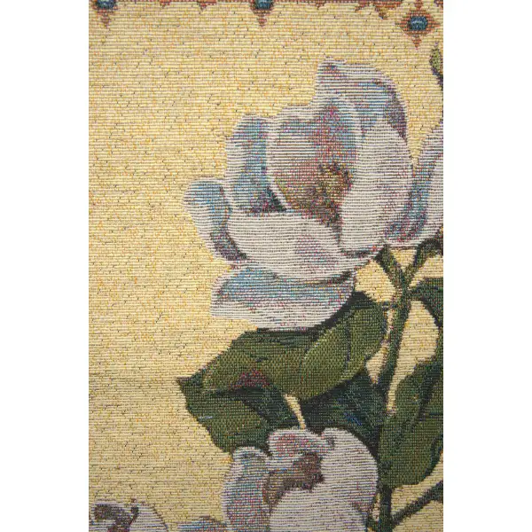 Spring Magnolias I Fine Art Tapestry | Close Up 1