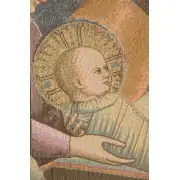 Nativity Giotto Left Panel Italian Tapestry | Close Up 1