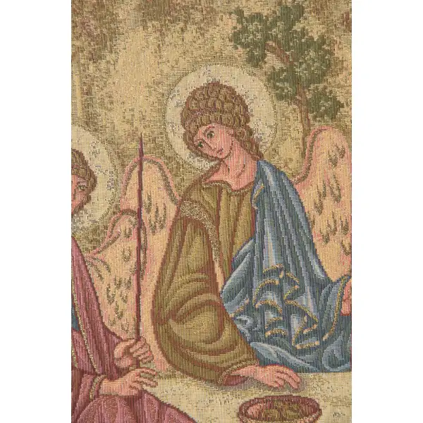 Holy Trinity Icon Italian Tapestry | Close Up 1