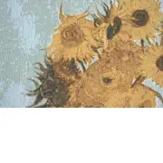 Sunflowers by Van Gogh Cushion | Close Up 2