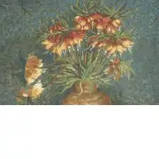 Lilies by Van Gogh French Couch Cushion | Close Up 2