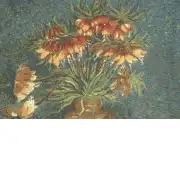 Lilies by Van Gogh French Couch Cushion | Close Up 3