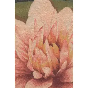 Water Lilly Flower Tapestry Cushion Cover - 19 in. x 19 in. Cotton/Viscose/Polyester by Charlotte Home Furnishings Inc