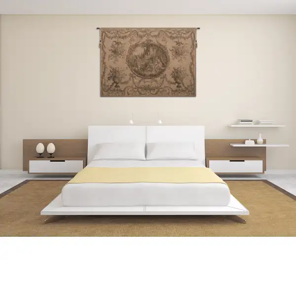 Fountaine de l'amour French Wall Tapestry | Life Style 1