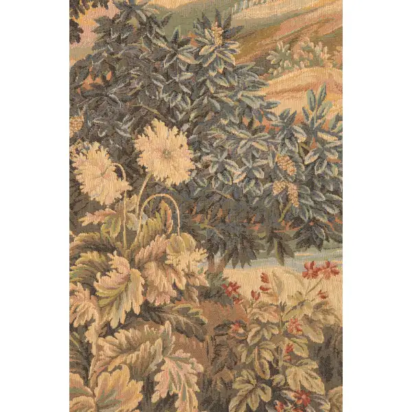 Verdure Aux Oiseaux II French Wall Tapestry - 76 in. x 60 in. Wool/cotton/others by Charlotte Home Furnishings | Close Up 2