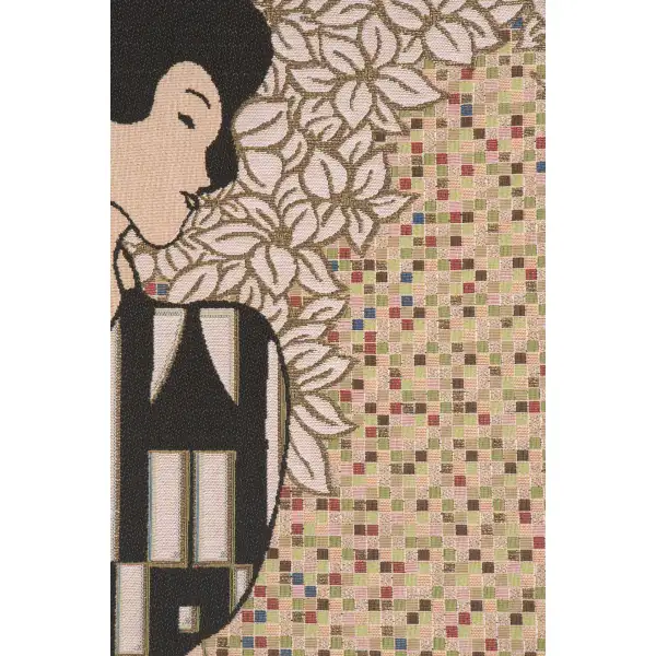 Klimt Silhouettes French Wall Tapestry | Close Up 1