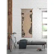 Klimt Silhouettes French Wall Tapestry - 28 in. x 78 in. Cotton/Viscose/Polyester by Gustav Klimt | Life Style 1