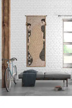 Klimt Silhouettes French Tapestry