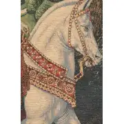 Melchior French Wall Tapestry - 28 in. x 38 in. Wool/cotton/others by Benozzo Gozzoli | Close Up 2