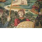 Melchior I French Wall Tapestry - 58 in. x 42 in. Wool/cotton/others by Benozzo Gozzoli | Close Up 1