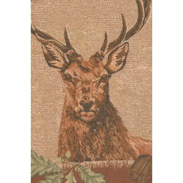 Deer Doe and Stag Cushion | Close Up 2