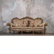 Deer Doe and Stag French Couch Cushion | Life Style 1