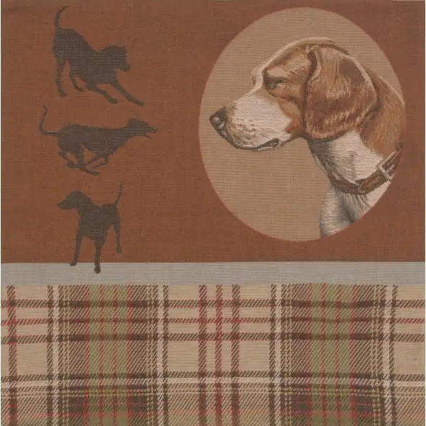 Scottish Dogs Cushion | Close Up 1