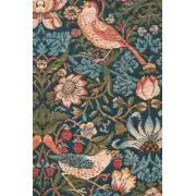 Birds Face To Face I French Wall Tapestry - 19 in. x 26 in. Cotton/Viscose/Polyester by William Morris | Close Up 1