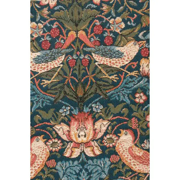 Birds Face To Face I French Wall Tapestry - 19 in. x 26 in. Cotton/Viscose/Polyester by William Morris | Close Up 2