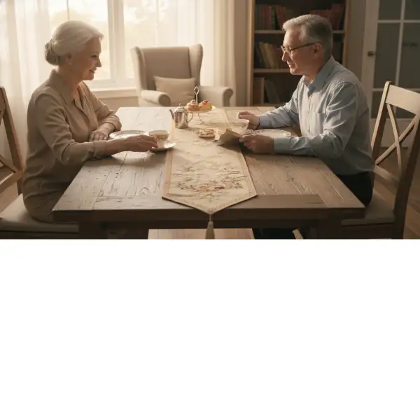 Aubusson Light I Large Decorative Table Mat | Life Style 2