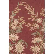 Aubusson Red French Table Mat - 14 in. x 71 in. Wool/cotton/others by Charlotte Home Furnishings | Close Up 2