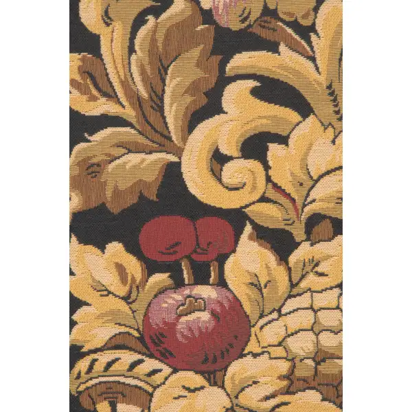 William Morris Flowers Belgian Table Runner - 12 in. x 32 in. Cotton by William Morris | Close Up 1