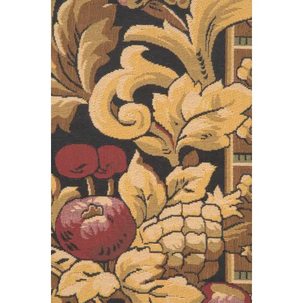 William Morris Flowers Belgian Table Runner - 12 in. x 32 in. Cotton by William Morris | Close Up 2