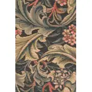 William Morris Green French Table Mat - 14 in. x 33 in. Wool/cotton/others by William Morris | Close Up 1