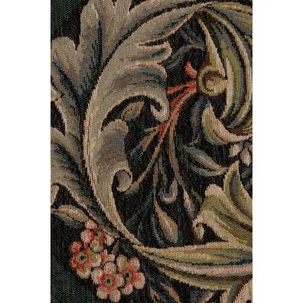 William Morris Green Decorative Table Mat | Close Up 3