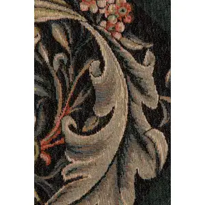William Morris Green French Table Mat - 14 in. x 33 in. Wool/cotton/others by William Morris