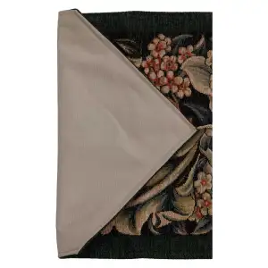 William Morris Green French Table Mat - 14 in. x 33 in. Wool/cotton/others by William Morris