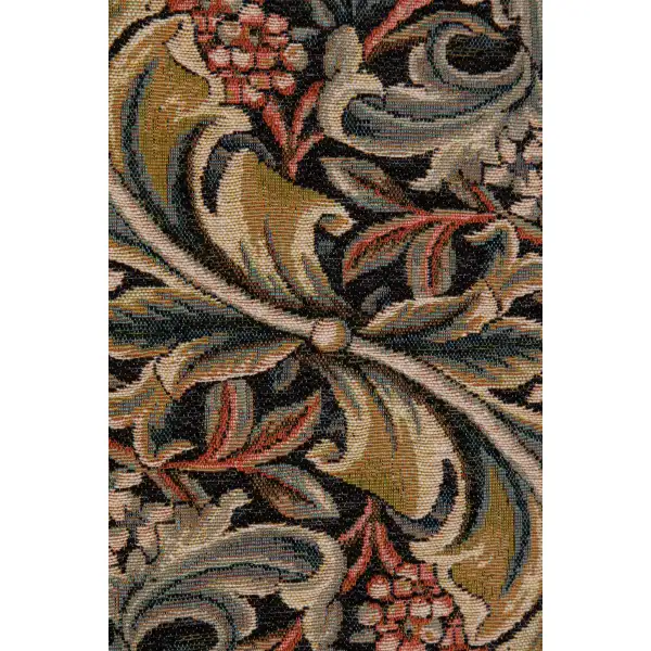 William Morris Red Large Decorative Table Mat | Close Up 3