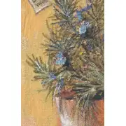 Rosemary Belgian Tapestry Wall Hanging - 17 in. x 28 in. Cotton/Viscose/Polyester by Charlotte Home Furnishings | Close Up 1