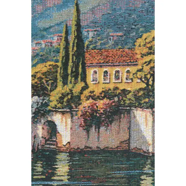 Varenna Reflections Mini Belgian Tapestry Wall Hanging | Close Up 1