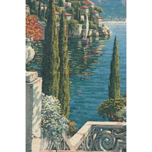 Italian Terrace Belgian Tapestry Wall Hanging | Close Up 1