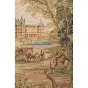 Verdure Au Chateau II French Wall Tapestry - 44 in. x 34 in. Wool/cotton/others by Charlotte Home Furnishings | Close Up 2