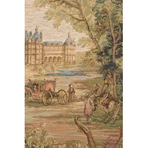 Verdure Au Chateau II French Wall Tapestry - 44 in. x 34 in. Wool/cotton/others by Charlotte Home Furnishings Inc