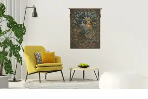 Landscape with Flowers Belgian Wall Tapestry