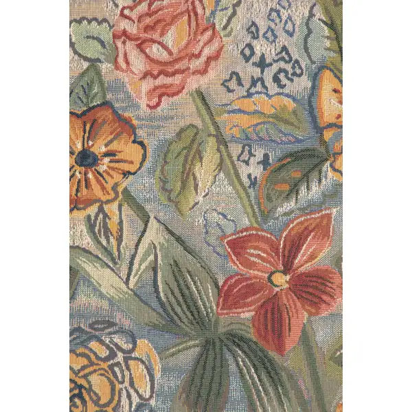 Modern Style Bouquet French Wall Tapestry - 44 in. x 58 in. Wool/cotton/others by Charlotte Home Furnishings | Close Up 1