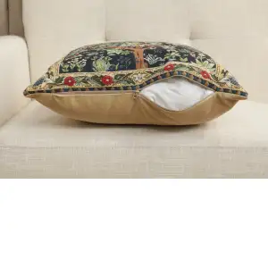 Charlotte Home Furnishings Throw Pillow Covers Decorative Boho Pillow Covers for Couch Living Room Blue Tree Square Pillow Cases 18x18 European Cotton Jacquard Woven for Cozy Bedroom Decor