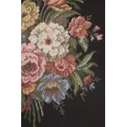 Floral Wallhanging with Loops Belgian Tapestry Wall Hanging | Close Up 2
