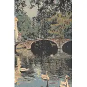 Brugge I Belgian Tapestry Wall Hanging - 23 in. x 18 in. Cotton by Charlotte Home Furnishings | Close Up 2