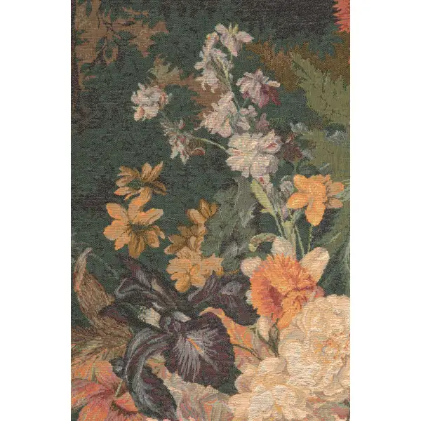 Grand Bouquet Flamand French Wall Tapestry - 58 in. x 78 in. Wool/cotton/others by Charlotte Home Furnishings | Close Up 2