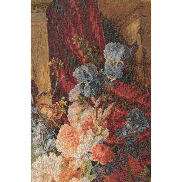 Bouquet Et Architecture Vertical French Wall Tapestry | Close Up 2