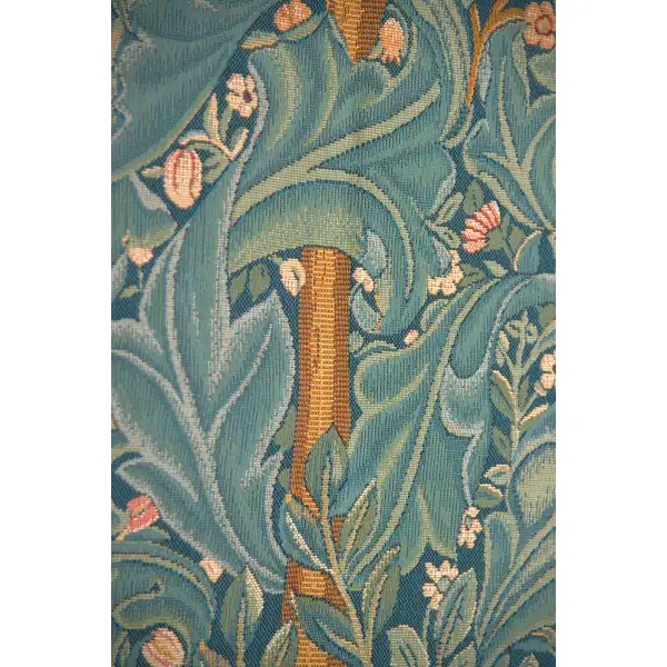 Woodpecker Without Verse French Wall Tapestry - 28 in. x 45 in. Cotton/Viscose/Polyester by William Morris | Close Up 2