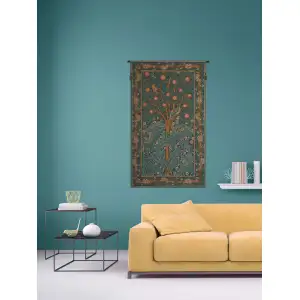 Woodpecker Without Verse French Wall Tapestry - 28 in. x 45 in. Cotton/Viscose/Polyester by William Morris