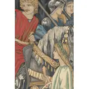 The Holy Grail Left Panel Belgian Wall Tapestry | Close Up 2